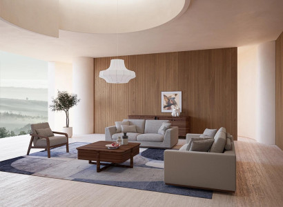Living room Gray Sofa set 2x Sofas Two-seater Design Armchair Luxury Furnishings